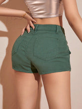 Flap Pocket Denim Skort InsStreet